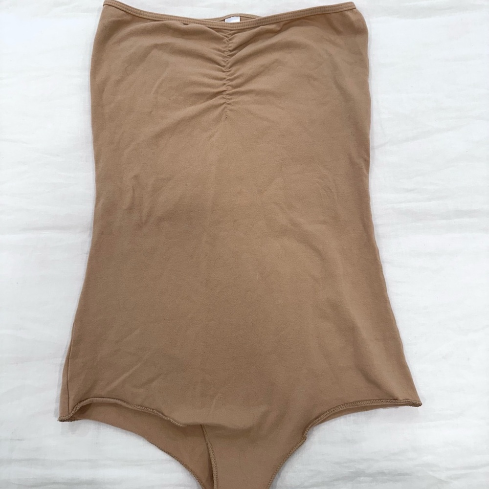 American apparel strapless bodysuit
